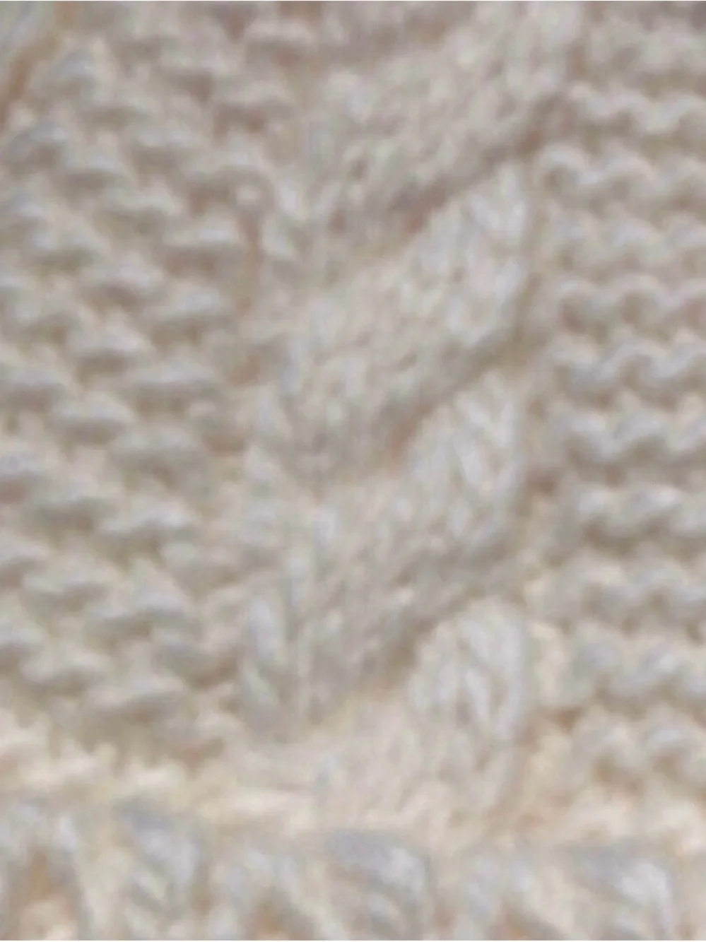 New Michael Kors Hat Women’s Ivory Winter Lined Cable Knit Cuffed Beanie Hat
